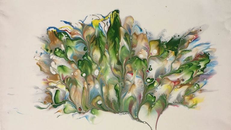Pouring-Techniken: Kunstwerke mit Acrylfarben